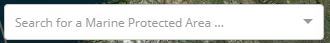 Gazetteer search bar on the JNCC Marine Protected Area mapper