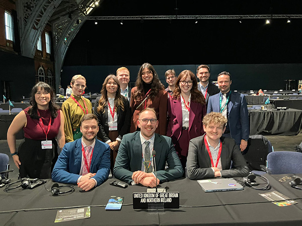 The UK delegation team (including JNCC and Defra colleagues) © Matt Casey, Defra