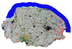 Image: Map generated using the Crick Framework for Norfolk, England, in MEOW Phase 2