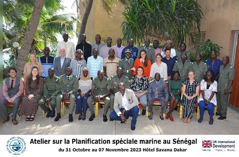 Group picture of participants from a workshop in Senegal