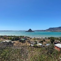 Image of landscape with sea in background in Madagascar