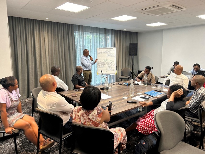 Image of group participating in workshop