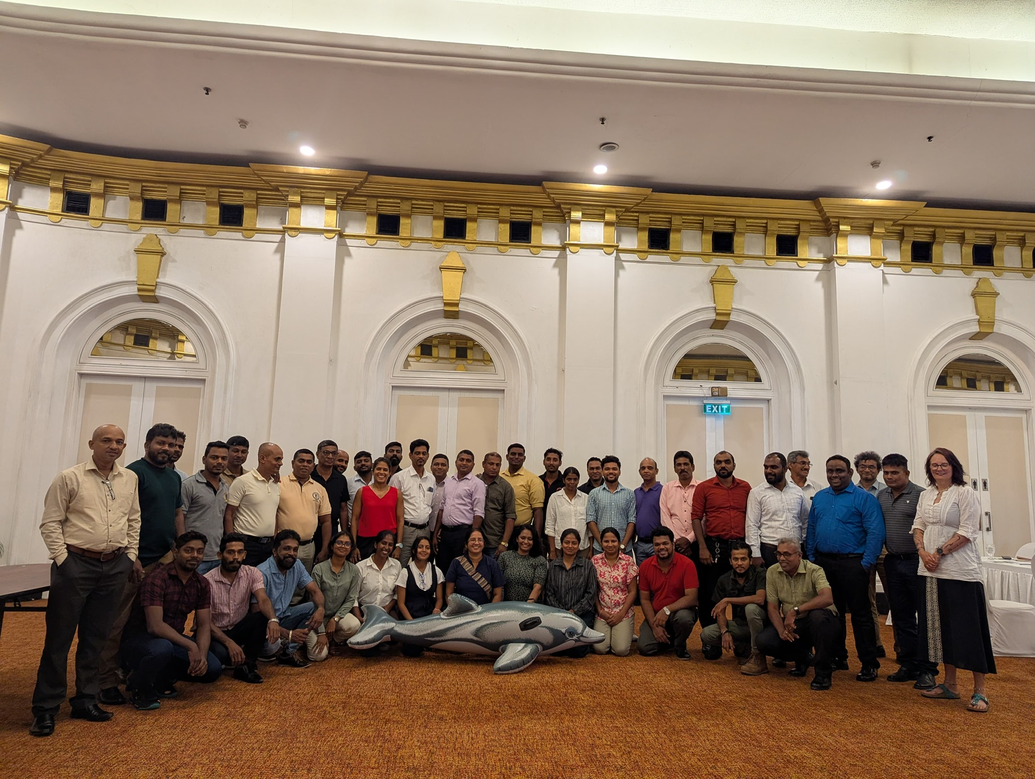 Photograph of a group of participants at an OCPP workshop in Sri Lanka