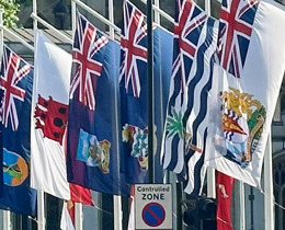 Overseas Territories flags © Amanda Gregory