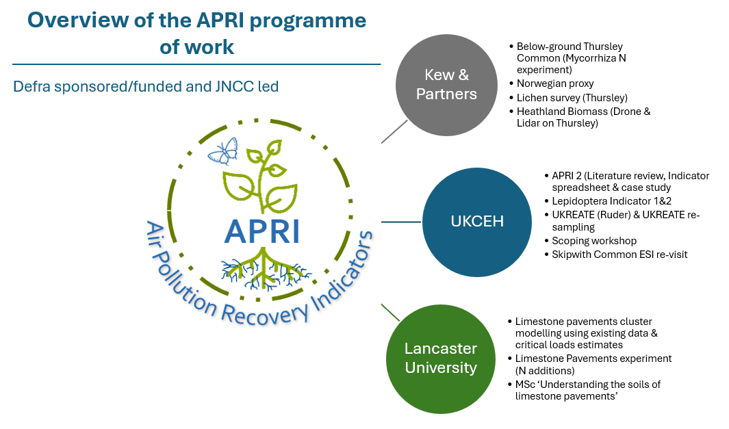 An image showing the APRI programme overview and which partners are involved in the work
